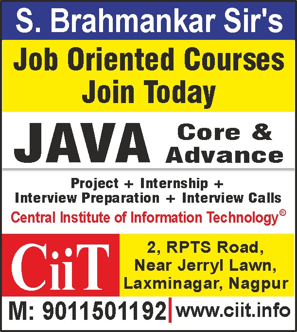 Core Java Classes in Nagpur